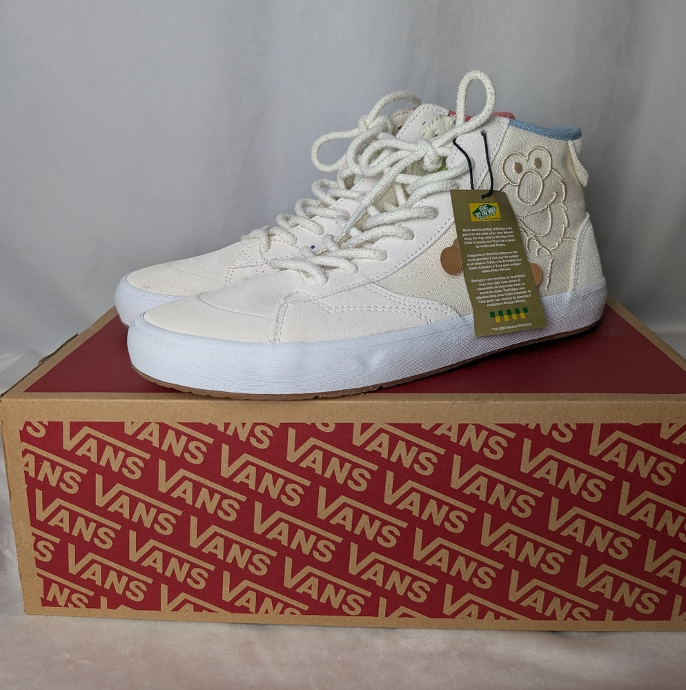 New! Vans X Sesame Street The Lizzie High-Top VR3 Skateboard Shoe Size 10M - Picture 6 of 14